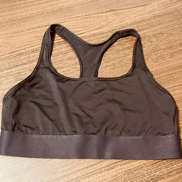 Victoria's Secret Black Racerback Tank with Supportive Band - Picture 2 of 6